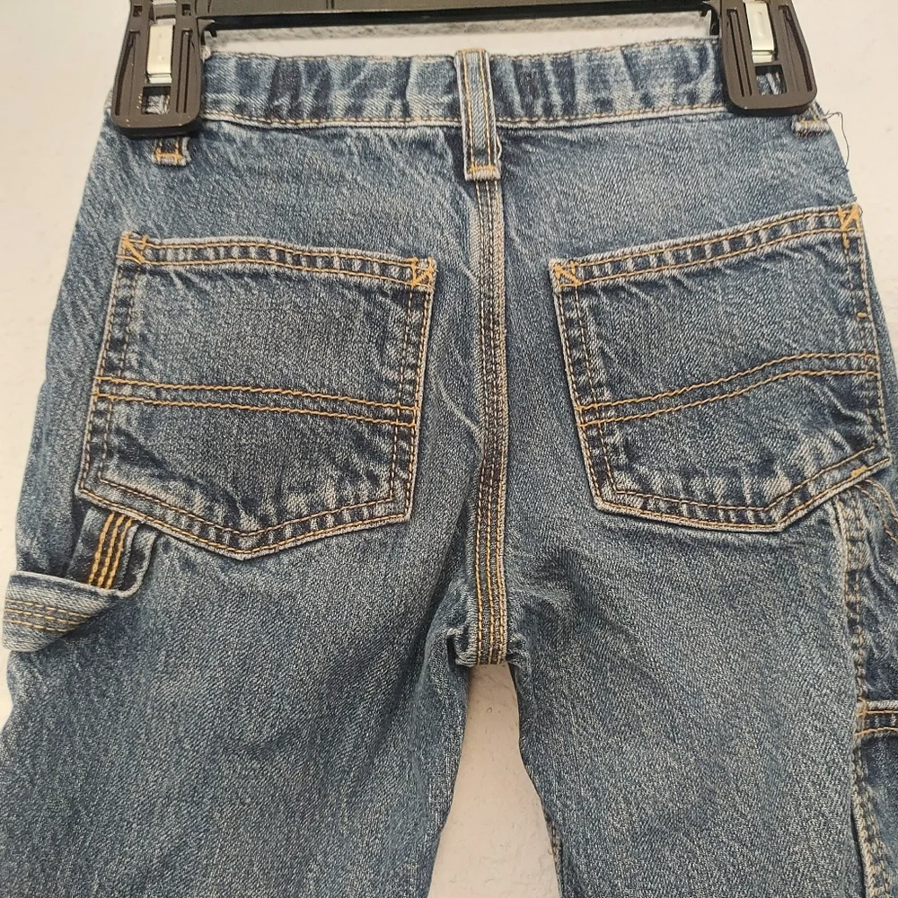 Osh Kosh B'gosh Blue Jeans Carpenter Style Pants Size 5 - Picture 8 of 12